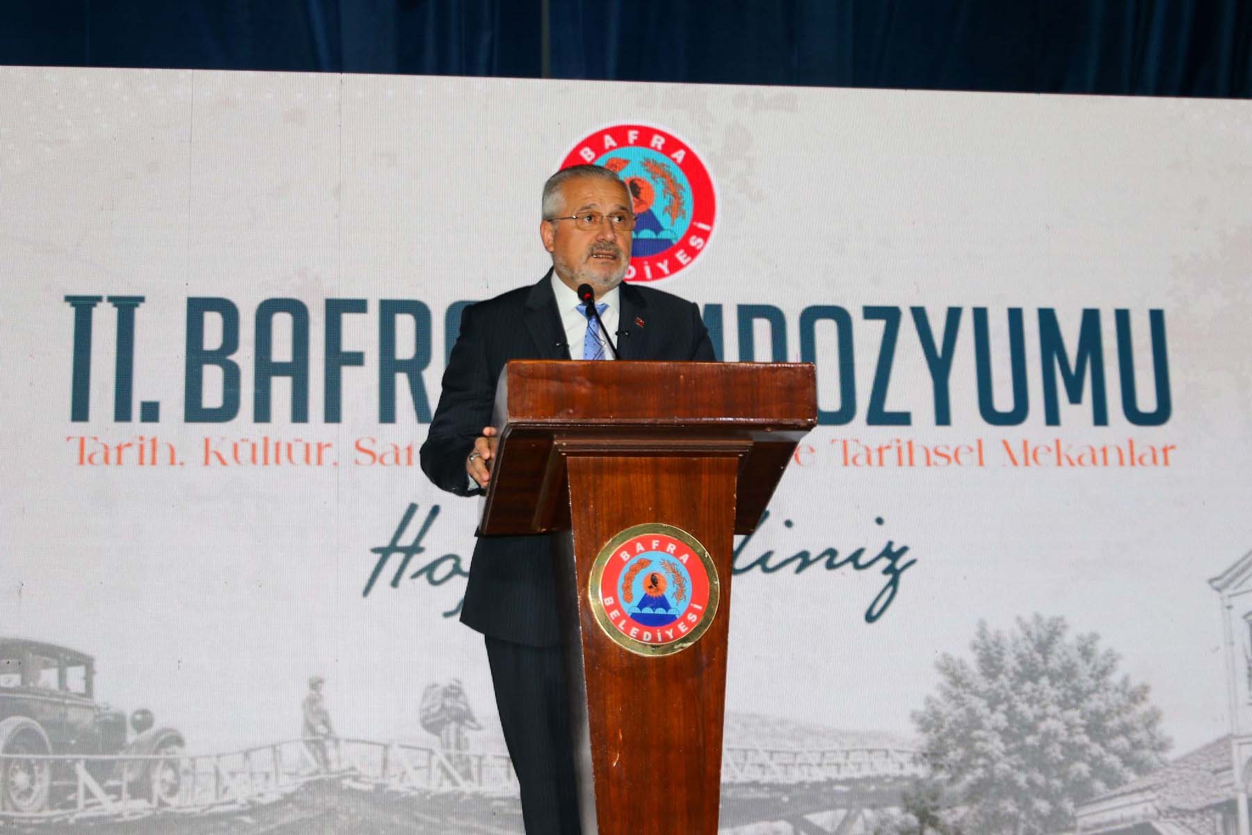 TARİHİ, KÜLTÜREL VE SOSYAL YÖNLERİYLE II. BAFRA SEMPOZYUMU BAŞLADI