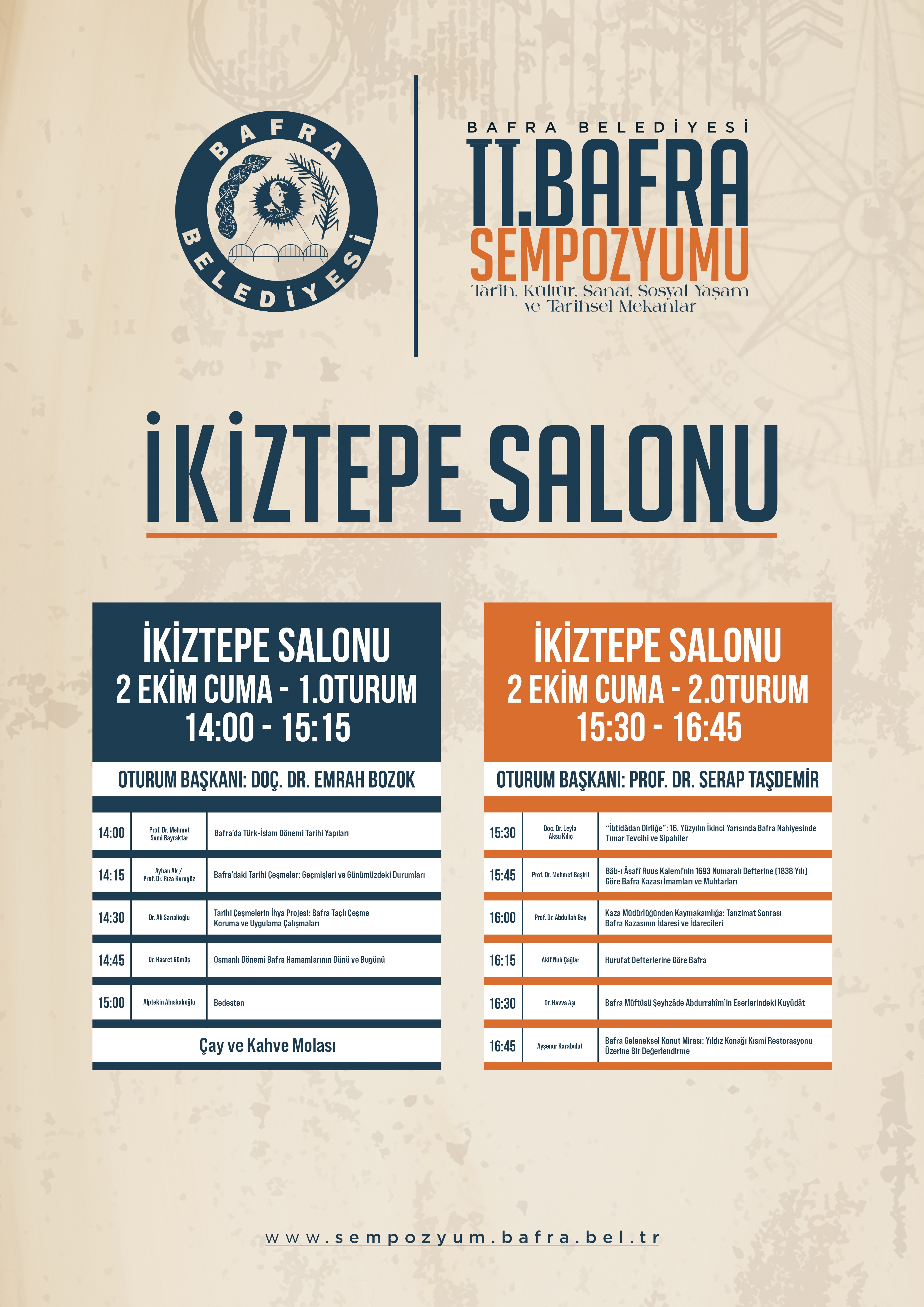 İKİZTEPE SALONU - 1.GÜN CUMA - A3