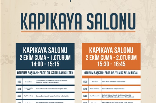 KAPIKAYA SALONU - 1.GÜN CUMA